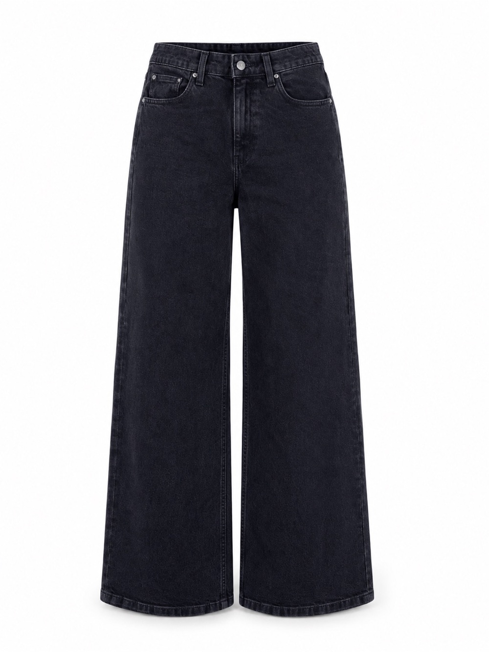 GAP Black Wide Leg Jeans Y2K Denim 90s Grunge Streetwear High Rise Pants ([ins